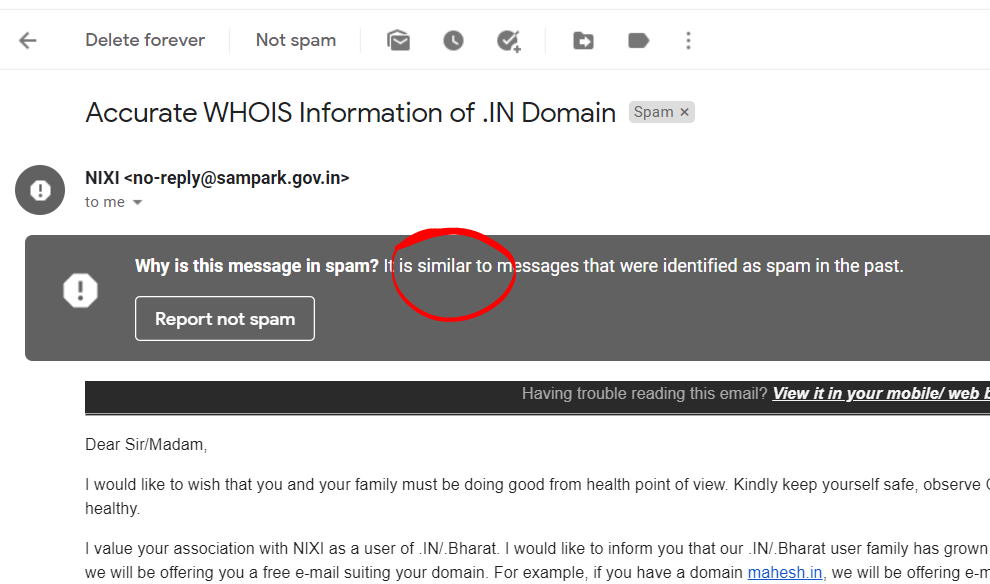 What is the reason EMAILS are going to be sent from my domain?插图1