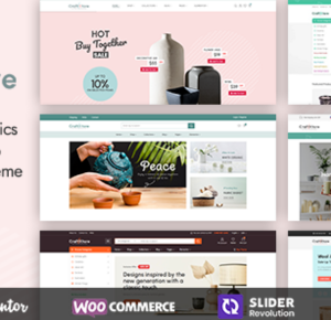 CraftXtore (v1.6.4) Handmade, Ceramics and Pottery Shop WooCommerce Theme