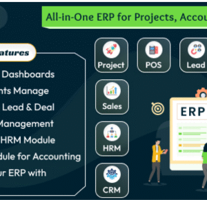 ERPGo SaaS (v7.6) All In One Business ERP With Project, Account, HRM & CRM [Activated]